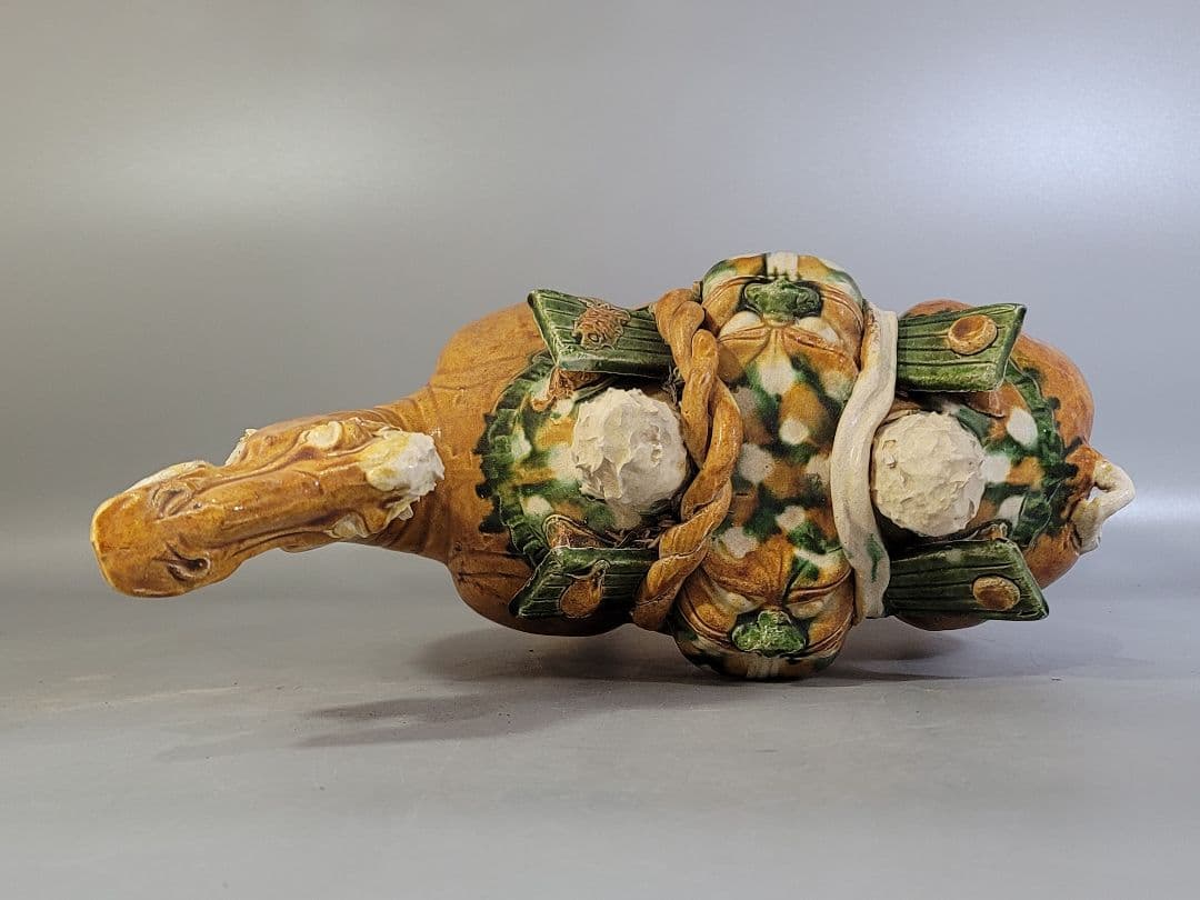 DT596 中国 唐三彩 駱駝 置物