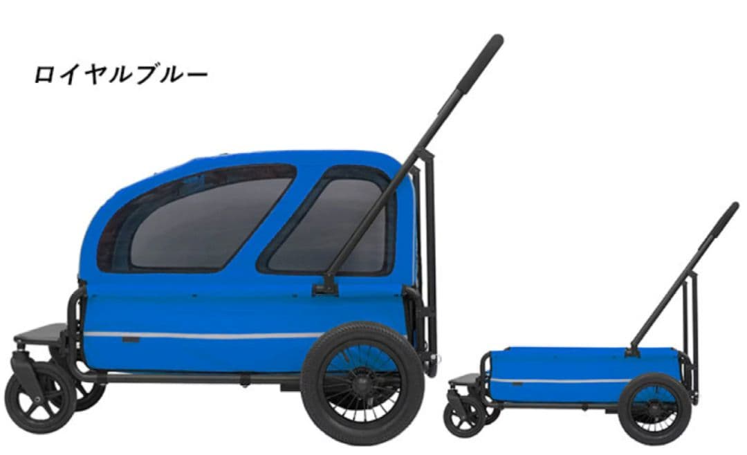 エアバギーフォーペット キャリッジ ３点セット（台車・ルーフ・レインカバー）