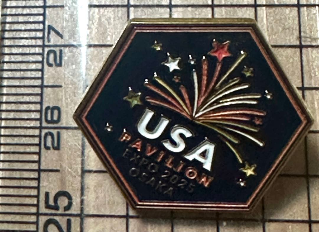 【激レア非売品】USA パビリオン Expo 2025 Osaka ピンバッジ