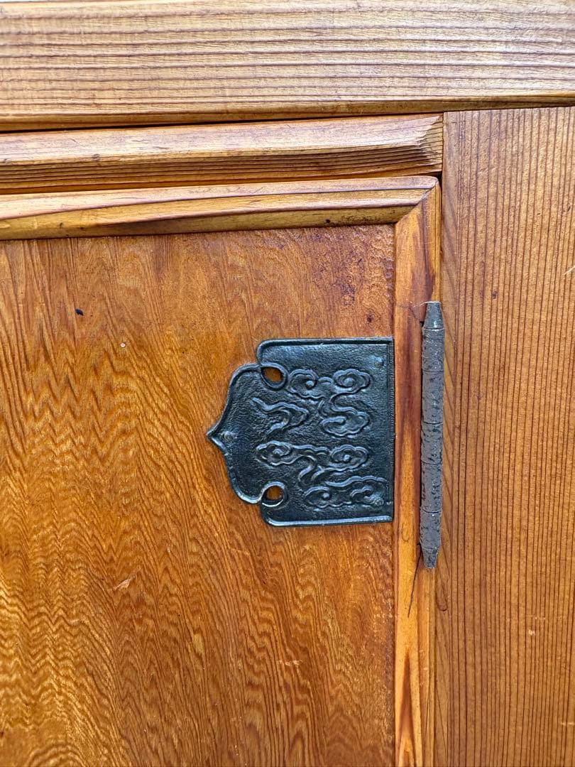 世界遺産鹿児島県産 屋久杉 茶棚 飾り棚 茶箪笥 サイドボード 和家具 伝統