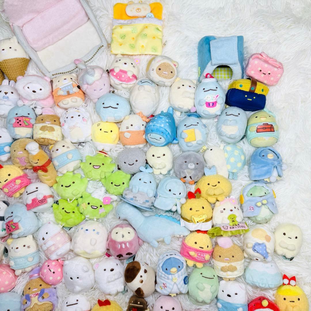 希少 大量 100個以上 すみっコぐらし てのり ぬいぐるみ マスコット まとめ