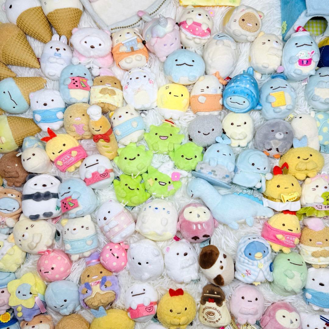 希少 大量 100個以上 すみっコぐらし てのり ぬいぐるみ マスコット まとめ
