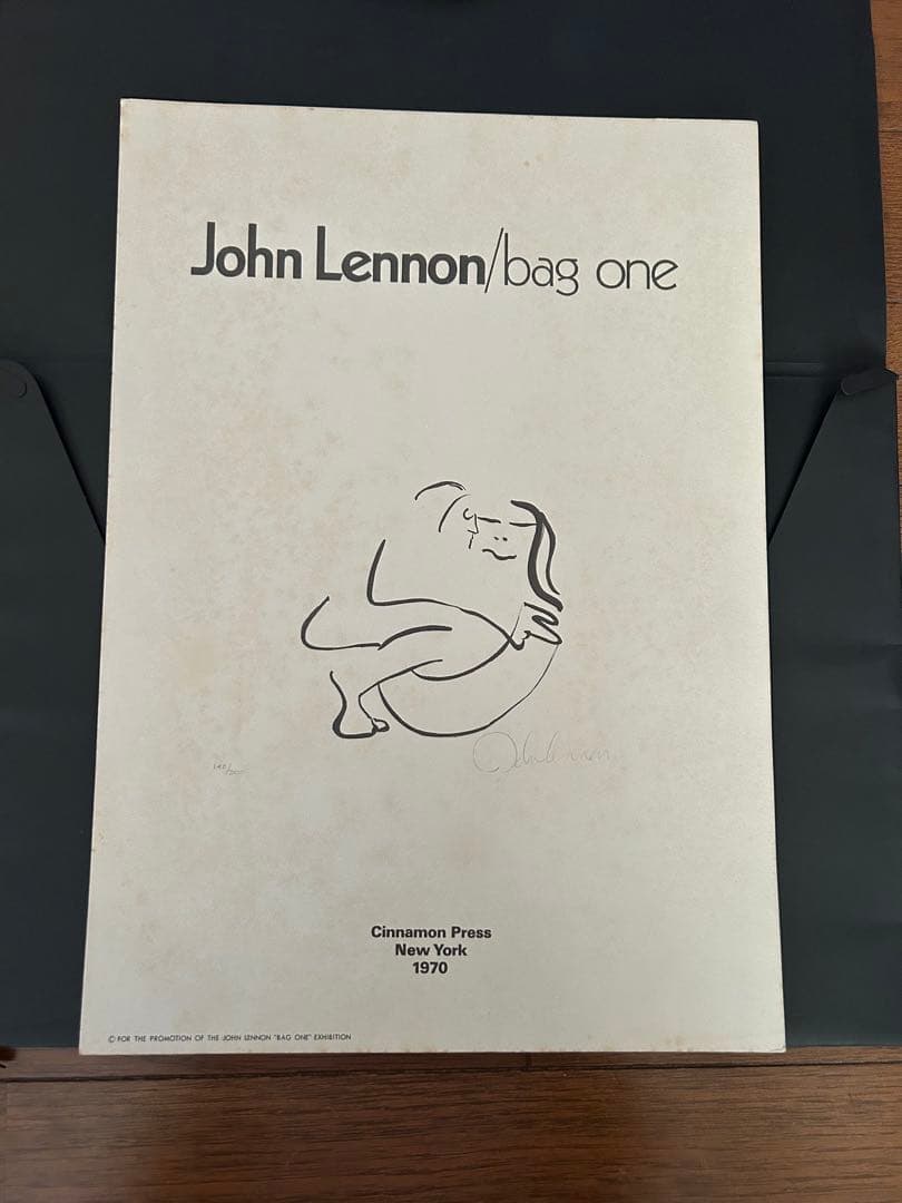 ジョンレノン bag one リトグラフの印刷全16枚揃とシール