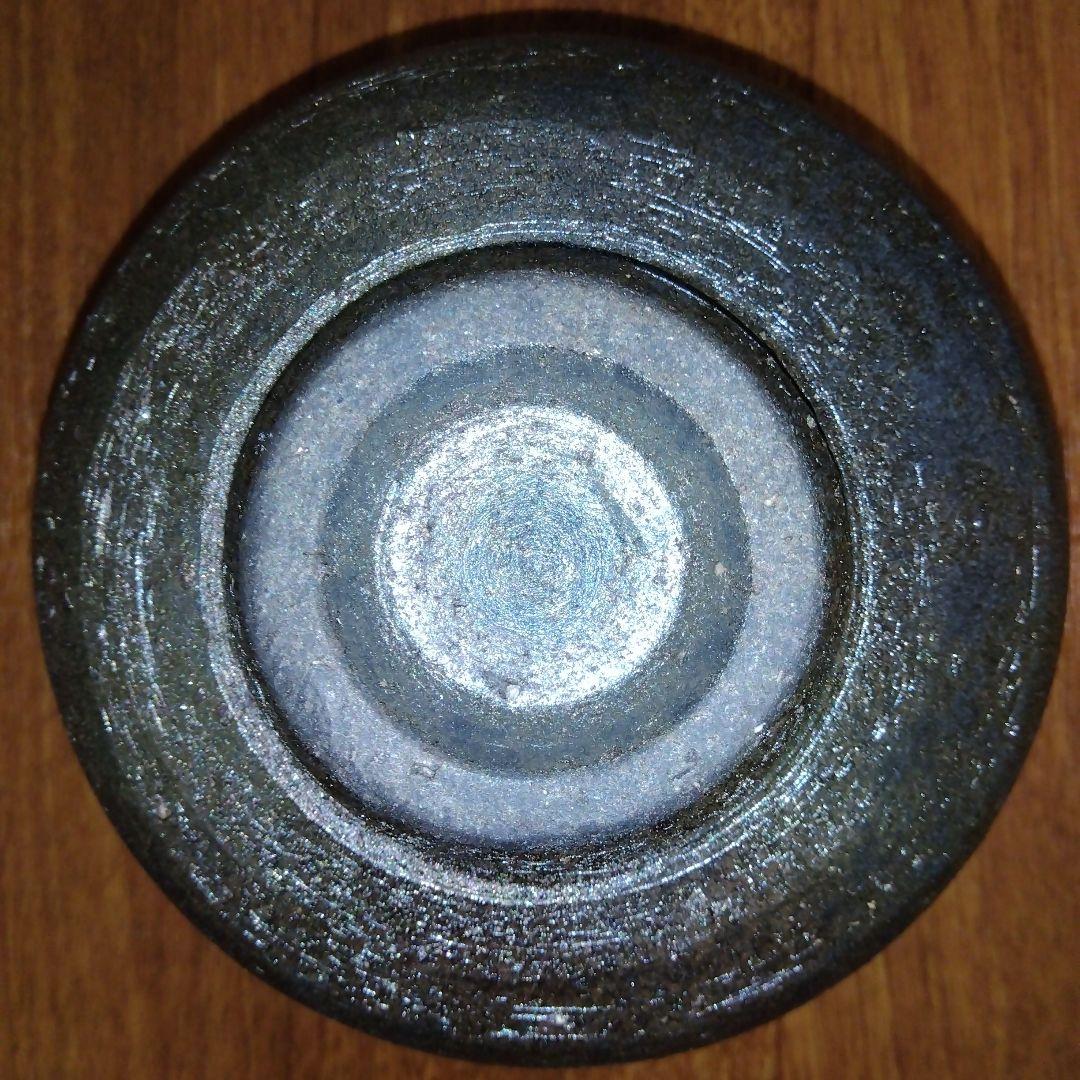 【レア】銀色茶碗 シルバーカラー SILVER COLOR 抹茶茶碗 茶道具