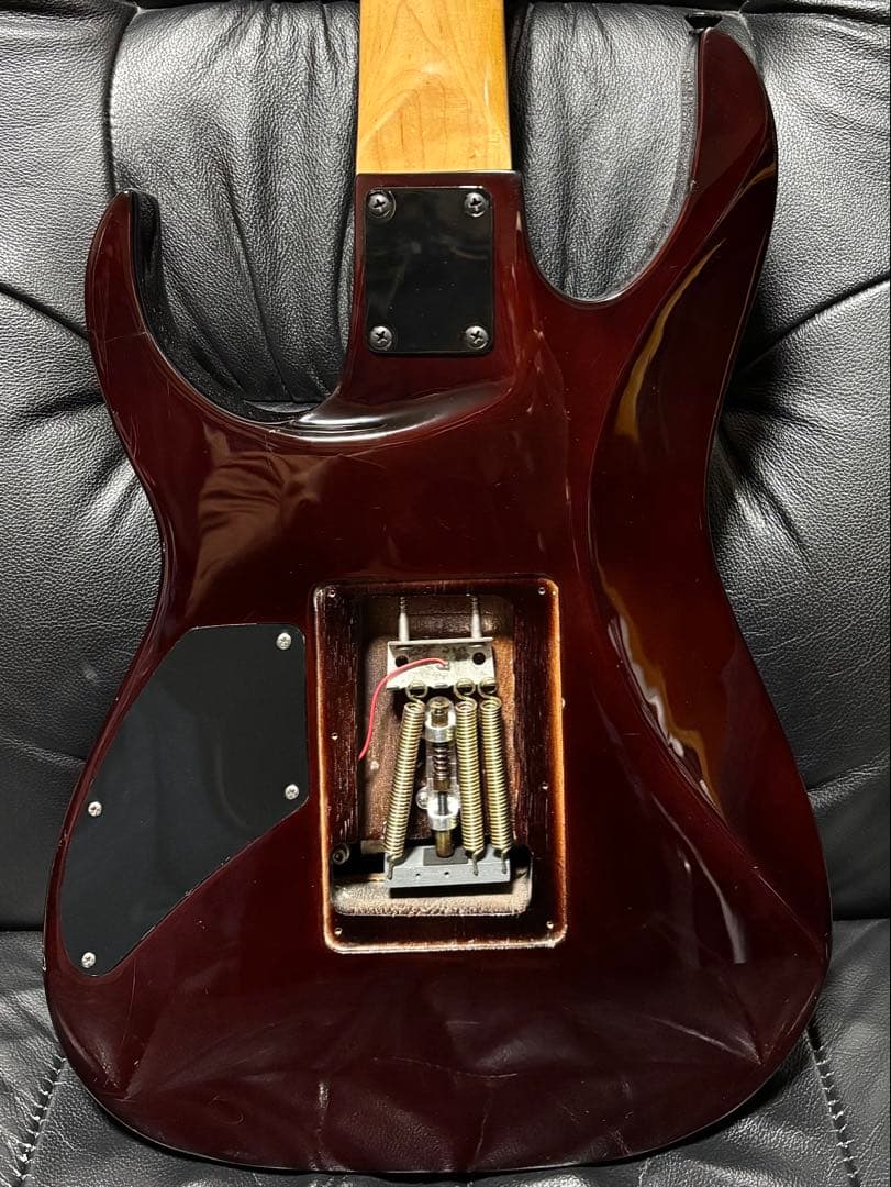 7弦 ロック式 アーム ギター トラ 木目 ラウド メタル ダウンチューニング