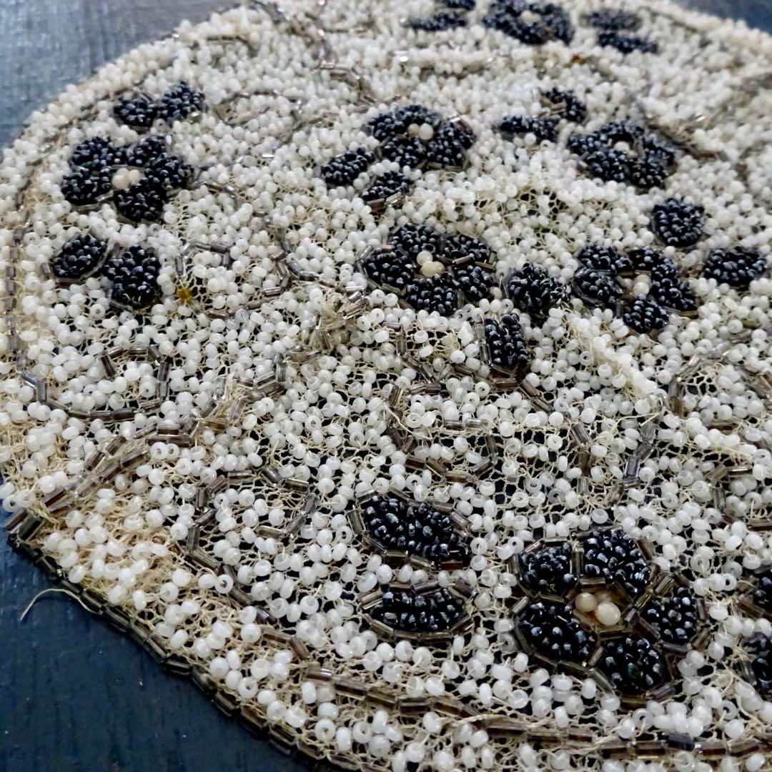 アンティーク ビーズ ヘッドドレス アート作品 フランス ブロカント