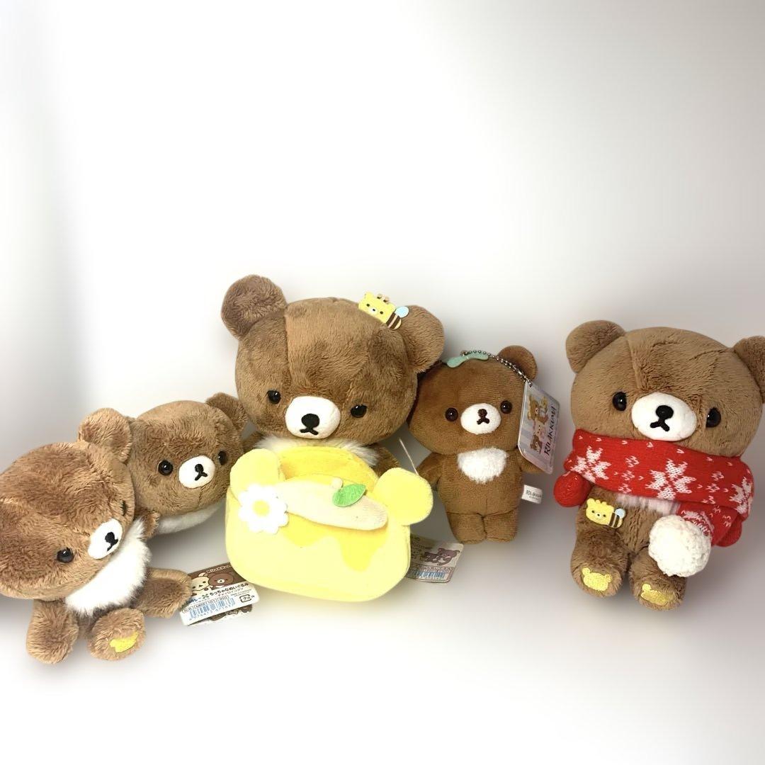 リラックマ　チャイロイコグマ　ぬいぐるみ　5点セット