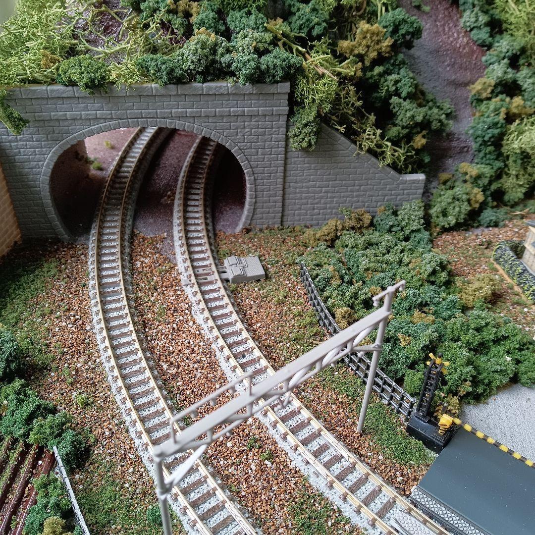 【特大サイズ】鉄道模型 Nゲージ 複線 ジオラマレイアウト 完成品
