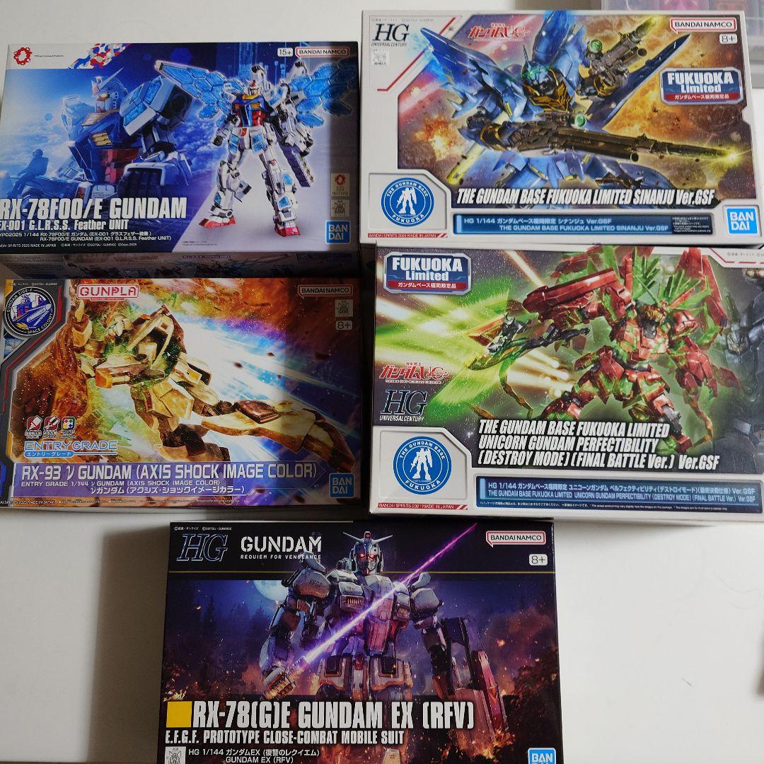 ガンプラ　まとめ売り　５箱