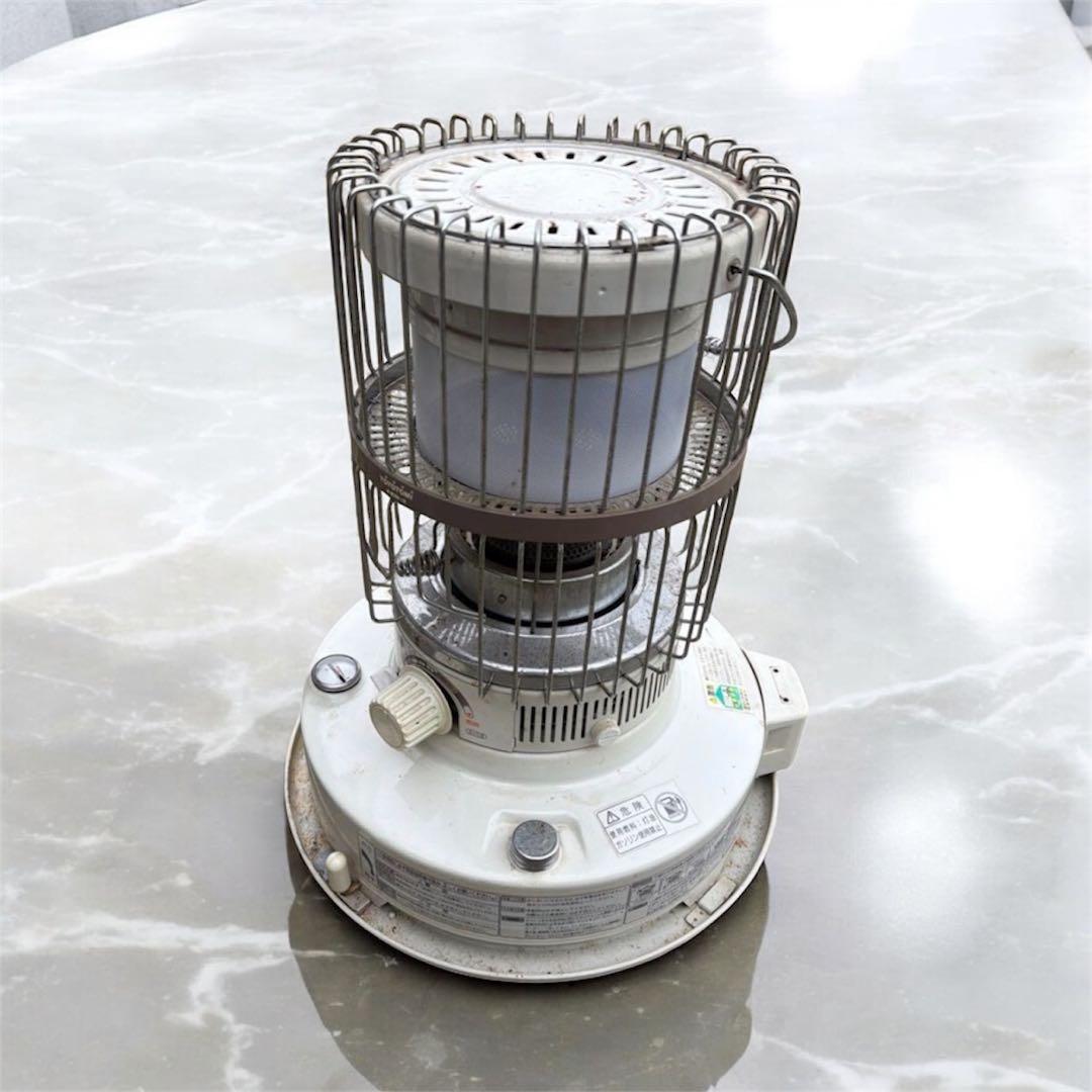 石油ストーブ ダイヤル式 ホワイト