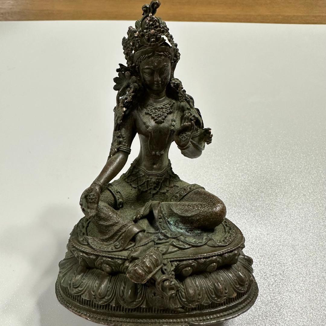 観音菩薩像　蓮華台　美術品