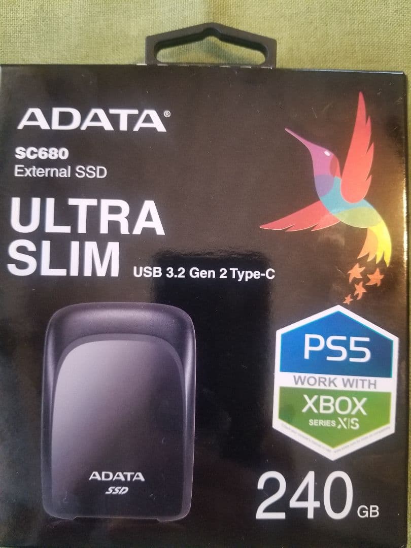 ADATA SC680 240GB 外付けSSD