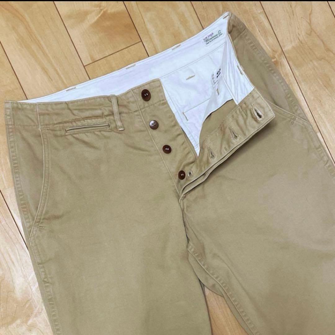 ⭐️ウエアハウス⭐️ (WAREHOUSE) Lot 1082 チノパン ベージュ