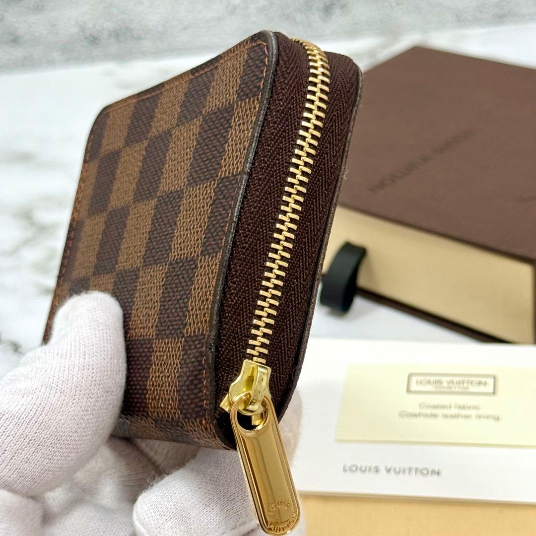 【新品同様】LOUIS VUITTON ヴィトン ダミエ パース 小銭入れ
