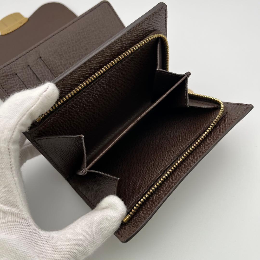 ✨極上美品✨ルイヴィトン 三つ折り財布 ダミエ ポルトフォイユ ジョイ コアラ