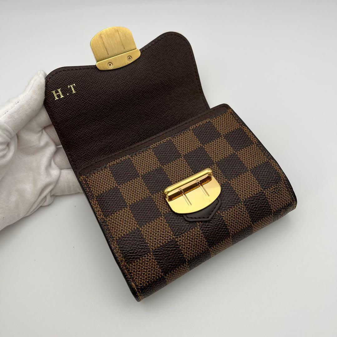 ✨極上美品✨ルイヴィトン 三つ折り財布 ダミエ ポルトフォイユ ジョイ コアラ