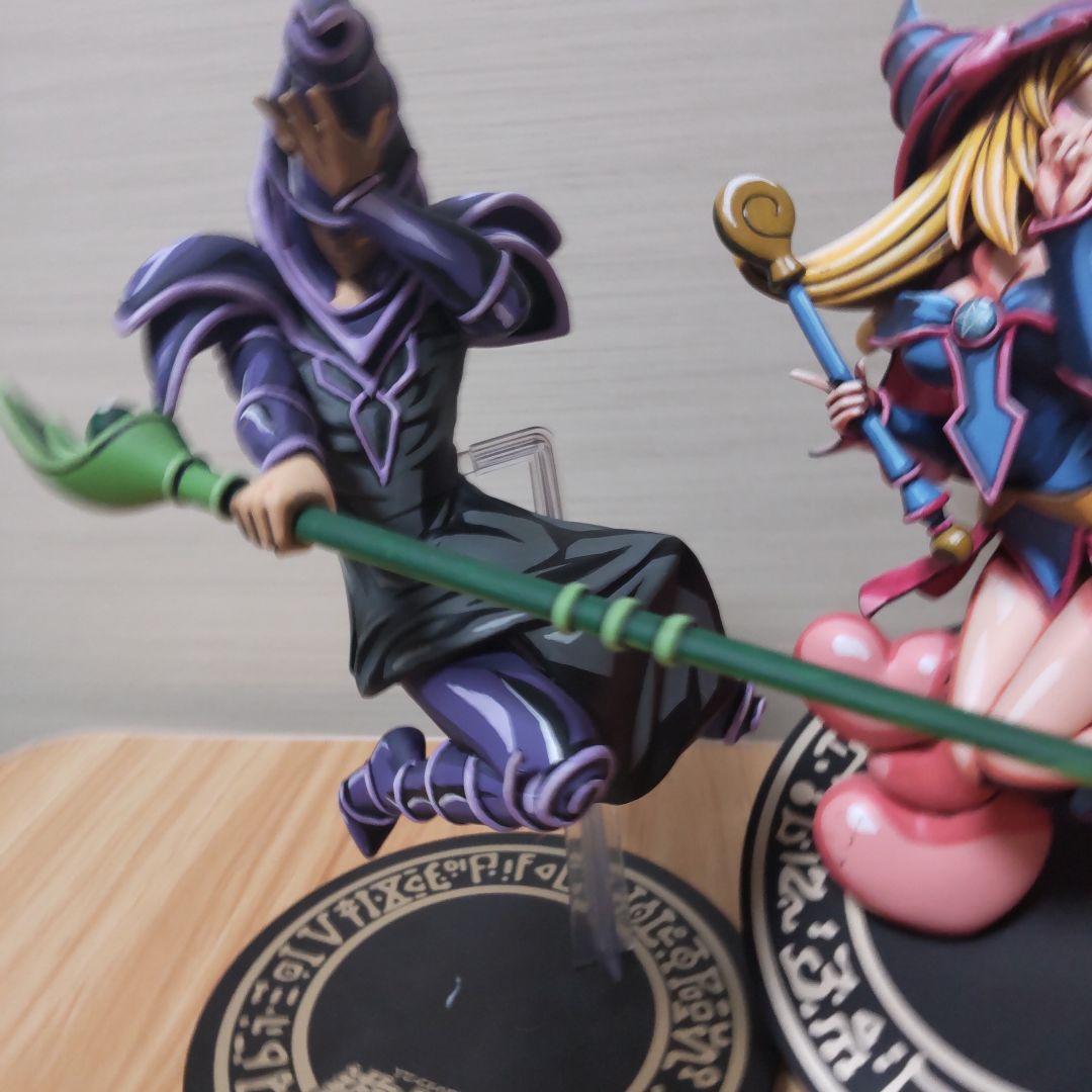 ブラックマジシャン ブラックマジシャンズガール 遊戯王リペイントフィギュアセット