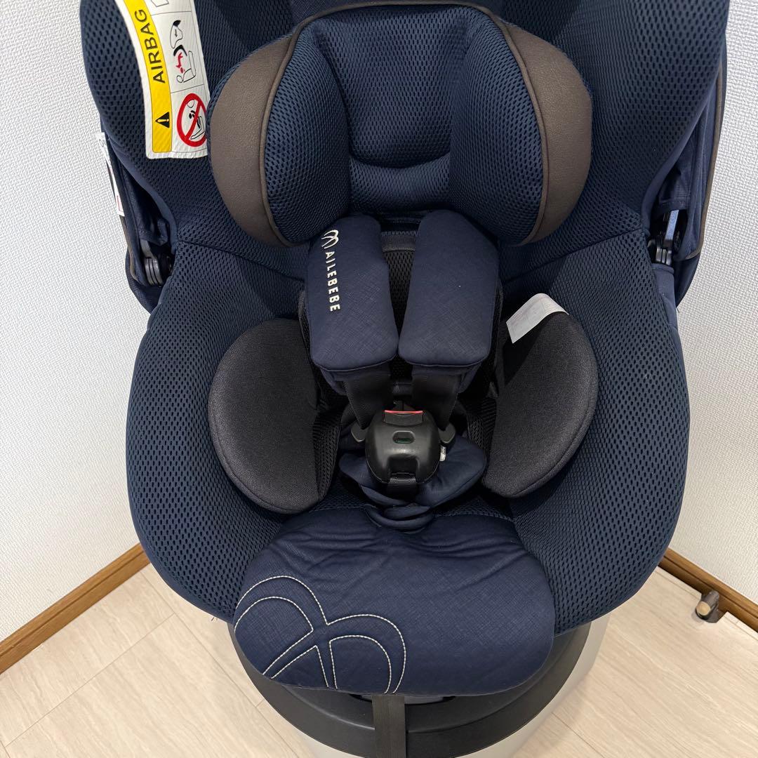 【美品】エールべべ クルット5i グランスISOFIX最上位モデル ネイビー