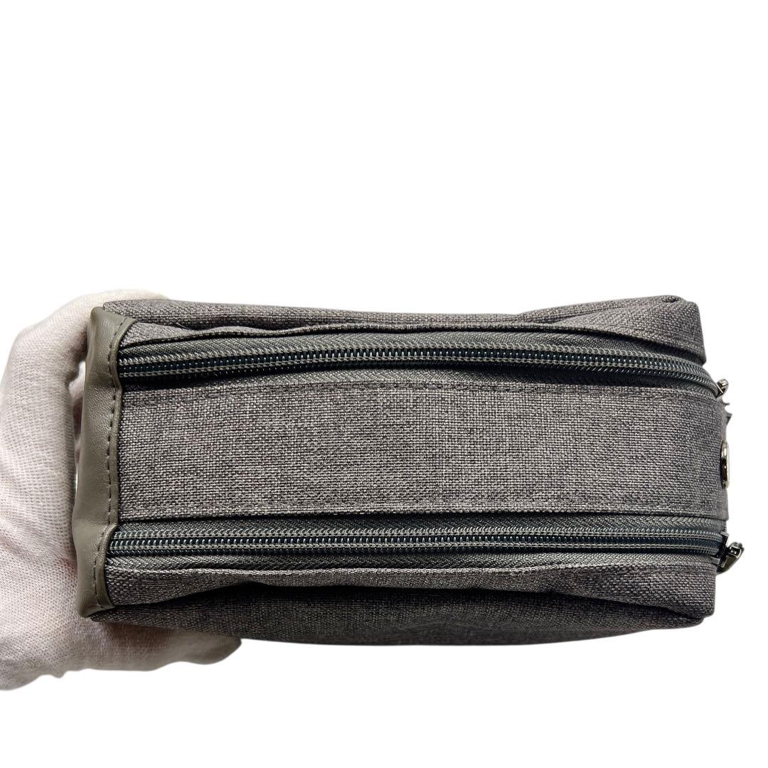 BVLGARI ダブルファスナー ポーチ メンズ 7867