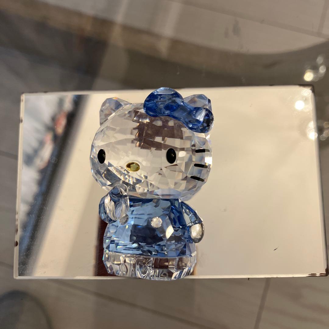 ハローキティ クリスタルフィギュア スワロフスキー　2013限定　希少　ミラー付