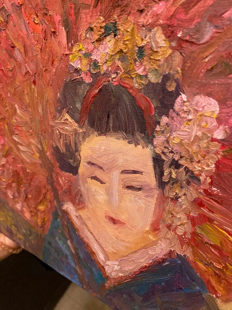 油絵　油彩　一点物　F4