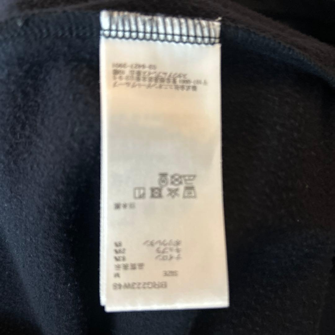 サイズMブリーフィング ゴルフ長袖モックネックシャツ 黒色