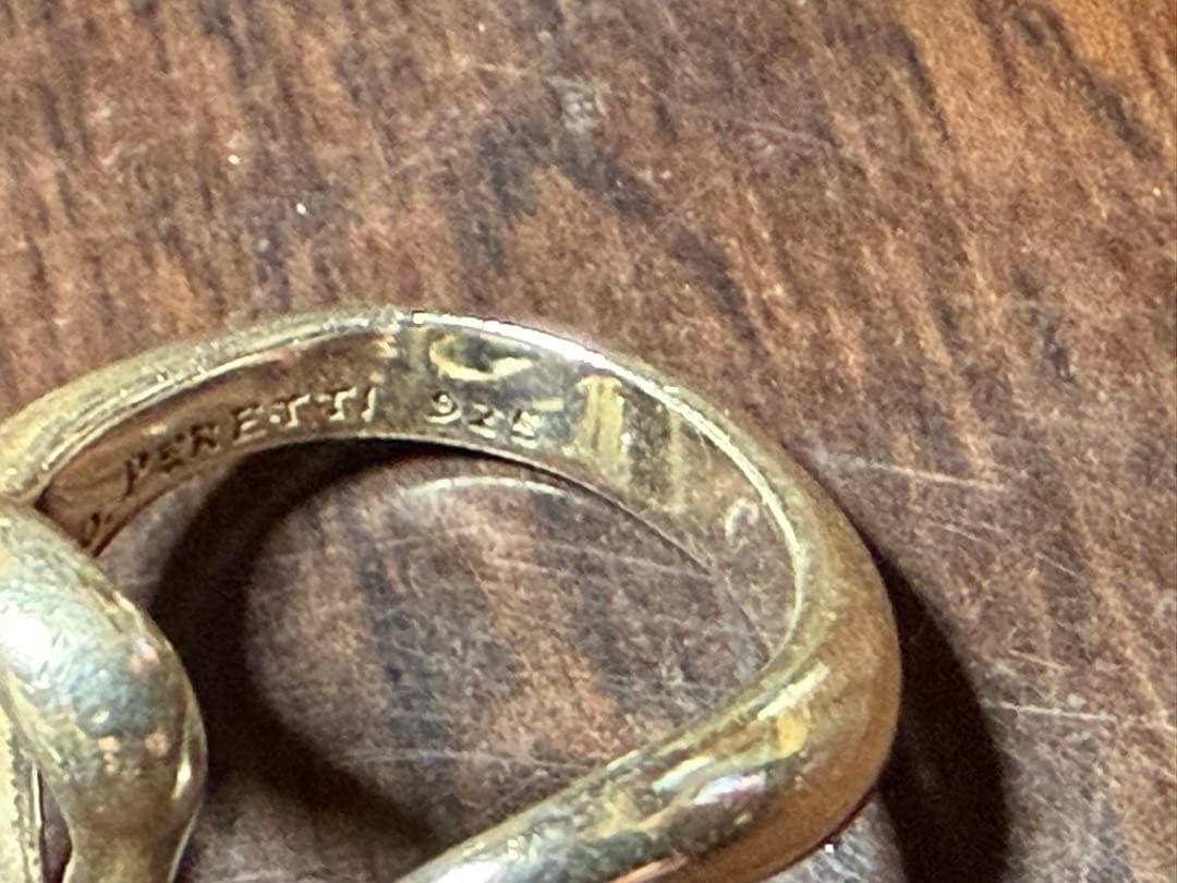 old Tiffany オープンハートリング