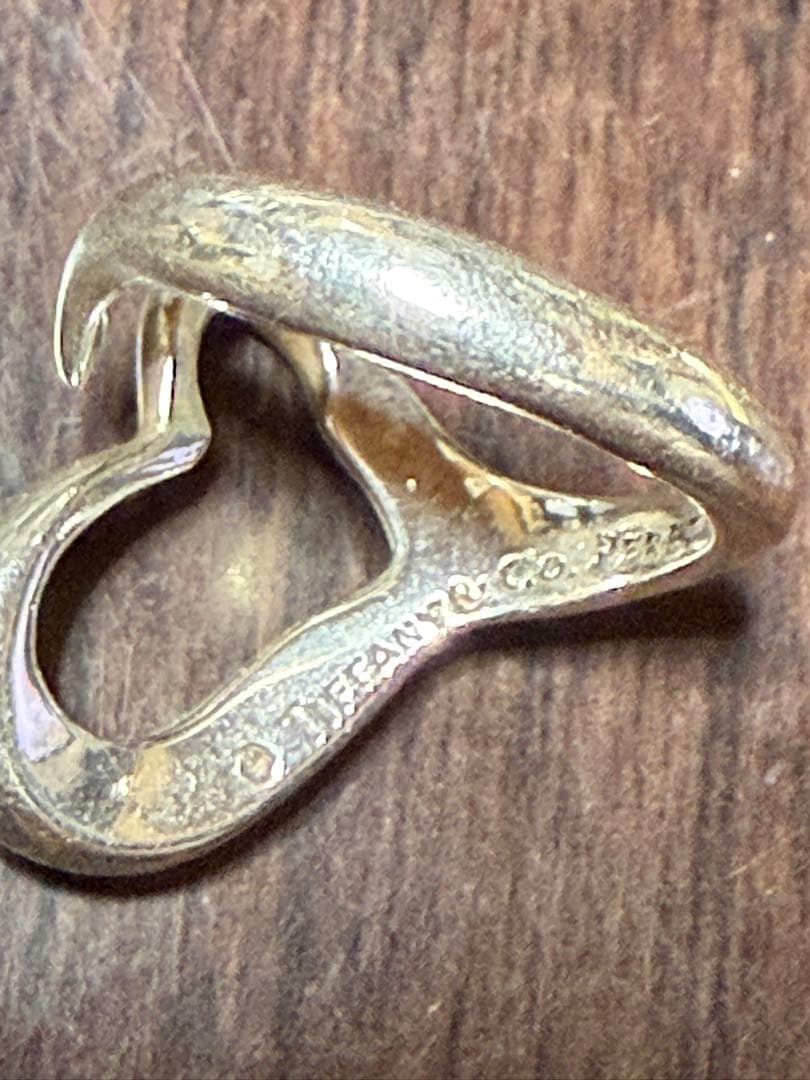 old Tiffany オープンハートリング