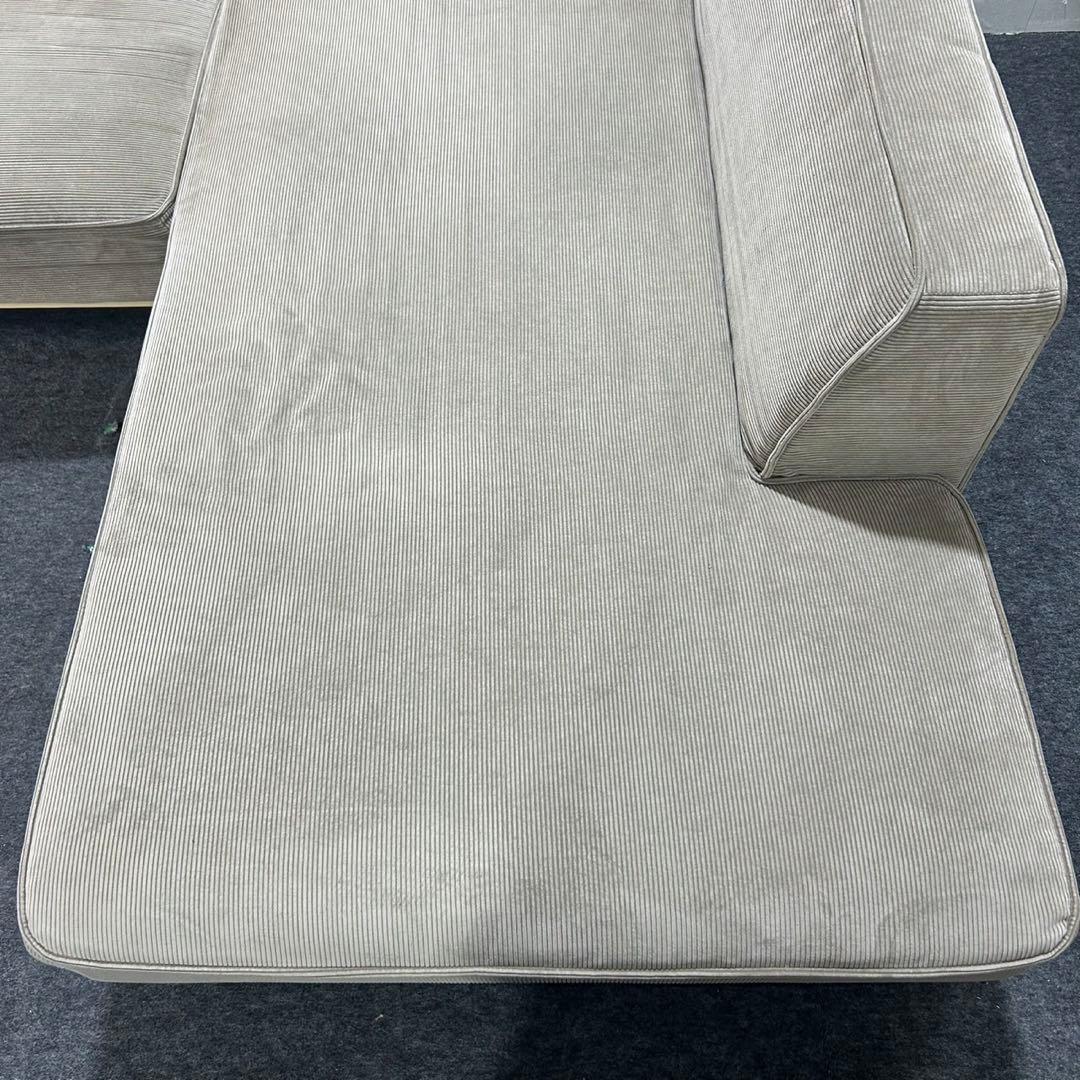 FALT カウチソファ コーデュロイ 4人掛け 北欧 モダン 家具 d4055