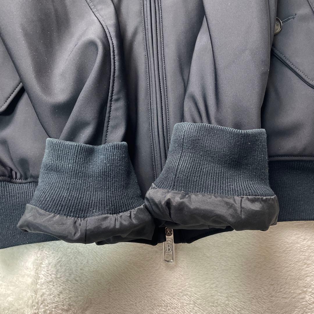 極美品 バラクータ baracutaブルゾン フリース 起毛 ナイロン 黒 38