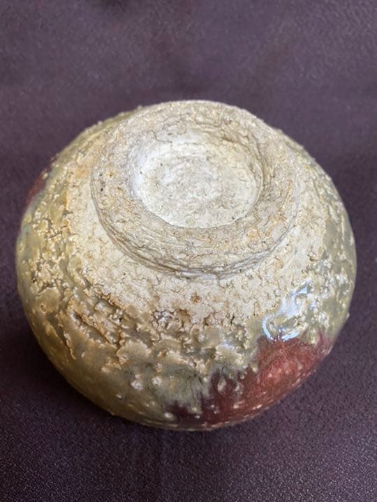 #希少陶器河合寛次郎高橋一智作白紬筒形抹茶碗　超レア