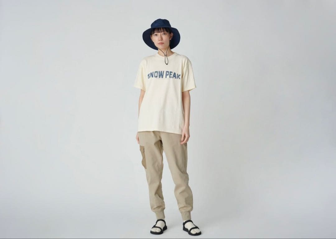 st725 PEAK ベージュカーゴパンツ