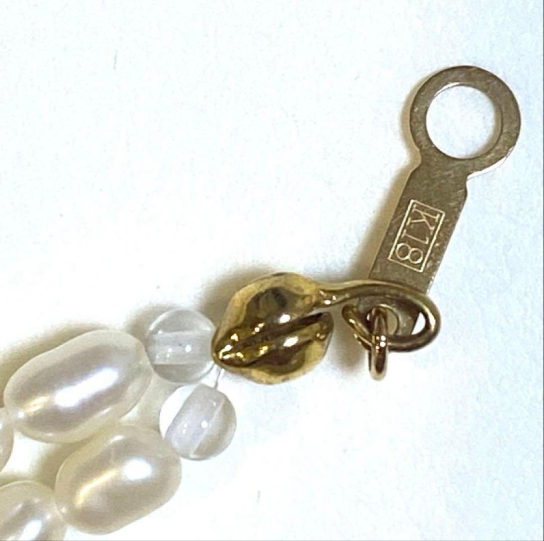 ディルーカ カメオブローチ 淡水パールネックレス K18セット＋フルラ二点