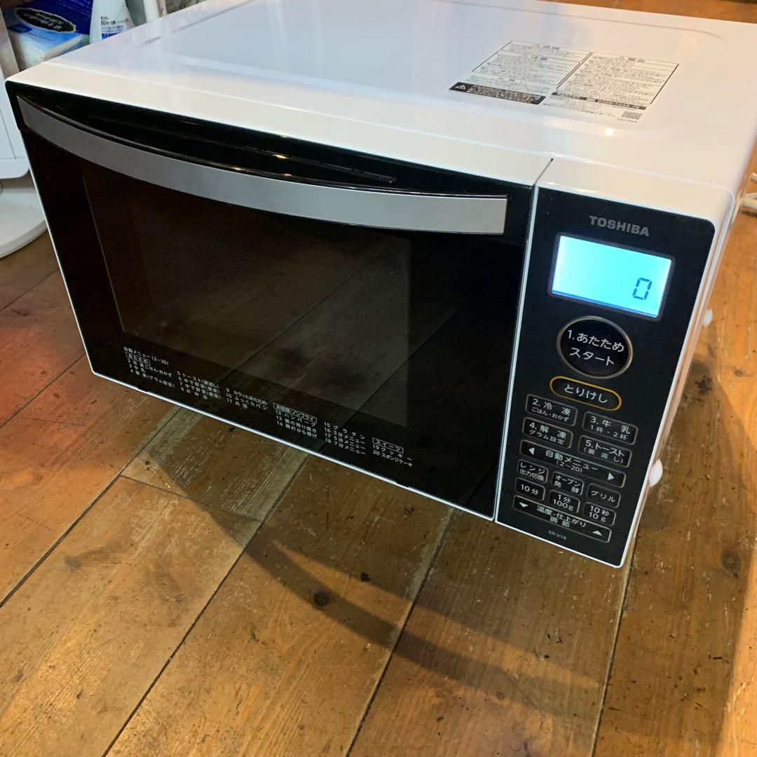 TOSHIBA 東芝 電子レンジ　ER-V18 2021年製