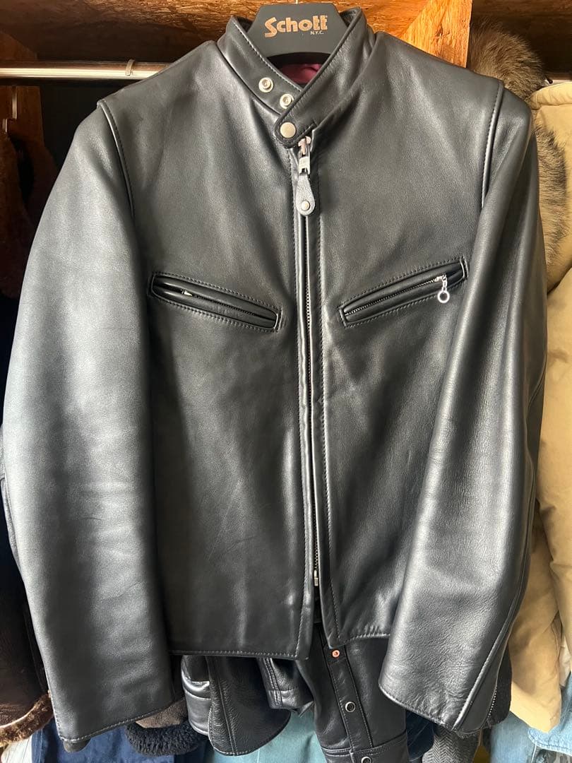 Schottシングルライダースジャケット641XX
