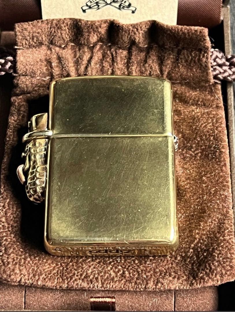 ピーナッツカンパニー　ベロピーナッツジッポライター　ブラスxカッパー