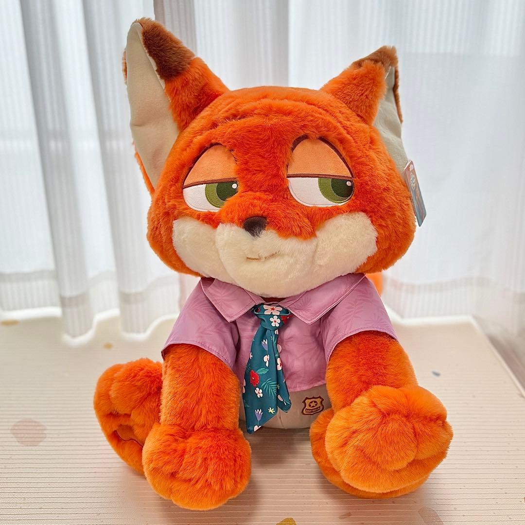 【1/24購入】ズートピア ニック・ワイルド ぬいぐるみ ブランケット付き 1体