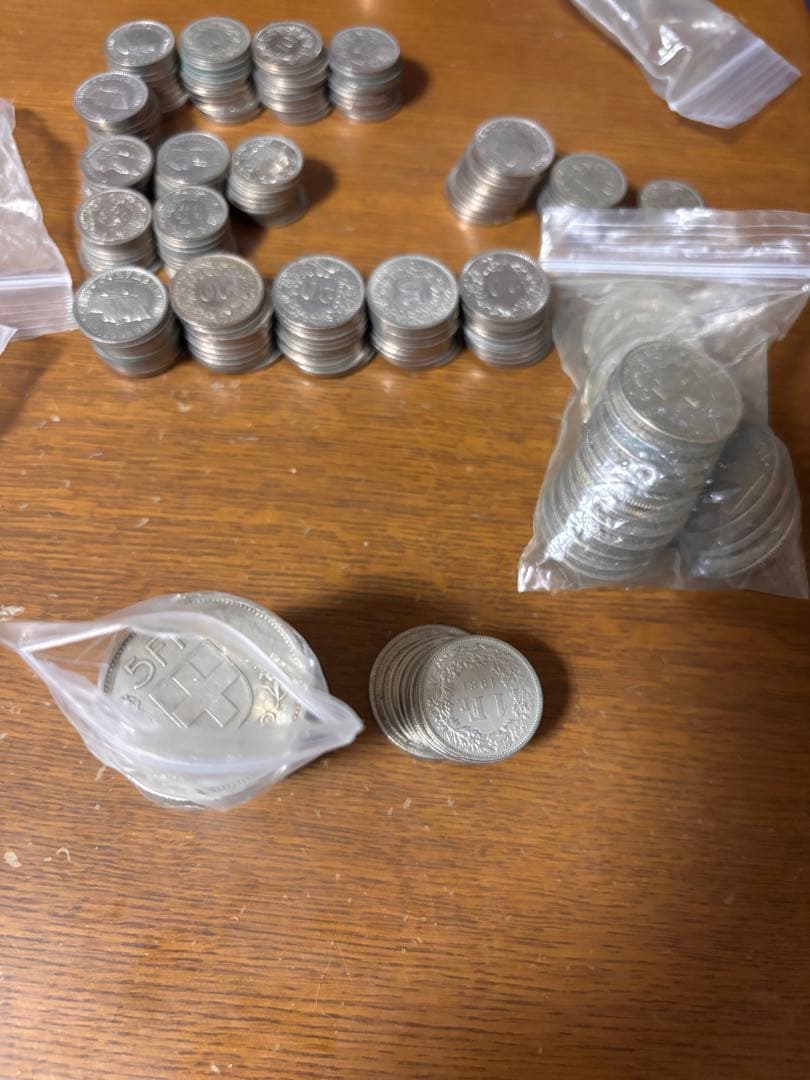 スイスフラン 銀貨  240フラン