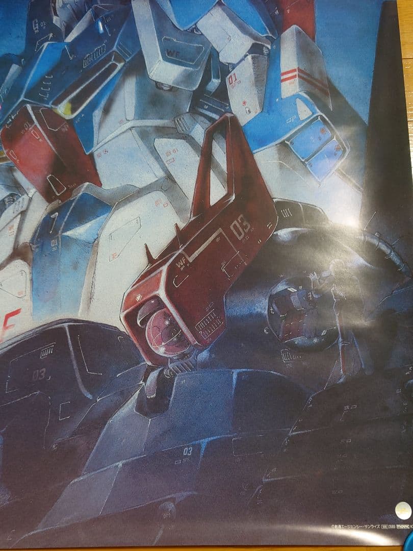 希少品！ 【機動戦士Zガンダム】ポスター　近藤和久 画