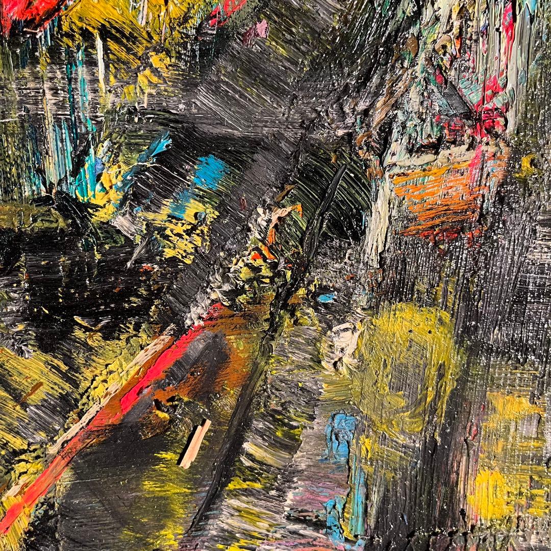 ★真作★ 旭日嘎(シゴラカ) tangriin 油絵 貴重作品