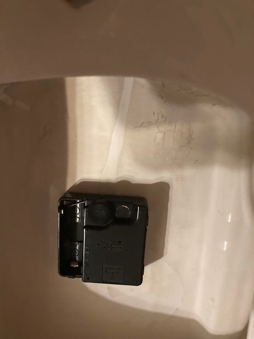 花柄陶器製壁掛け時計