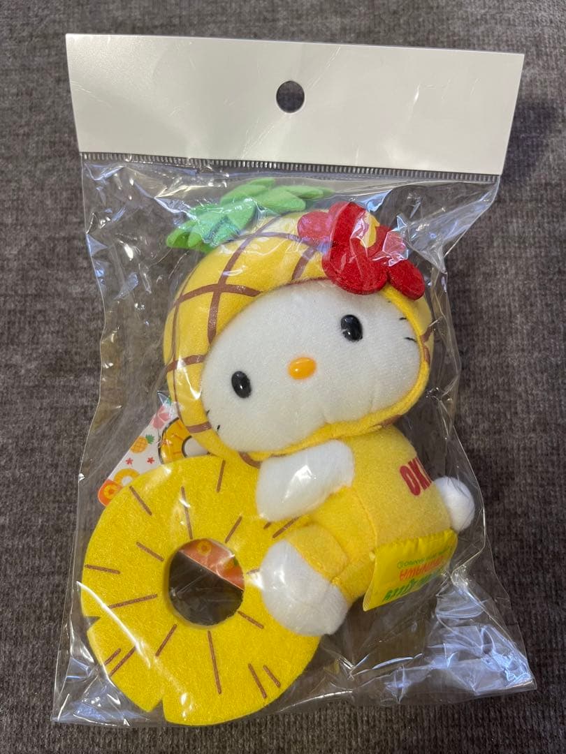【超激レア】ハローキティ 沖縄限定 パイナップル ぬいぐるみ タグ付き