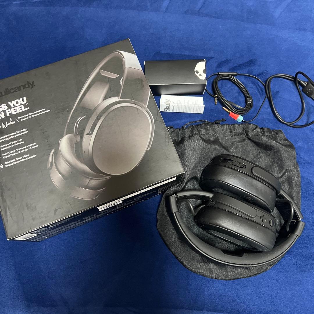 Skullcandy ワイヤレスヘッドホン ブラック