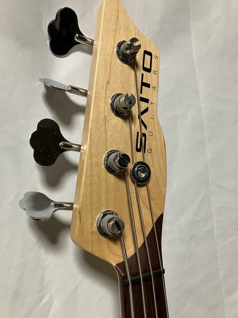 SAITO GUITARS エレキベース アッシュ材