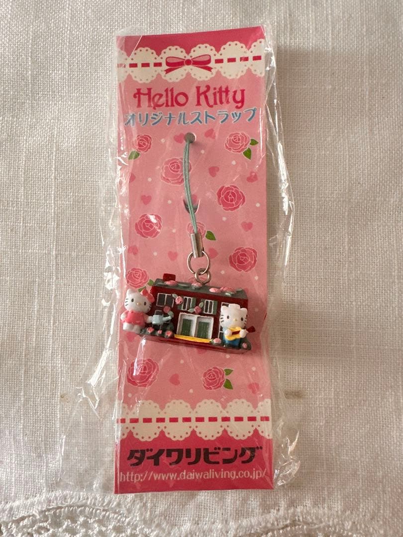 【非売品】ダイワリビング ハローキティストラップ Hello Kitty2006