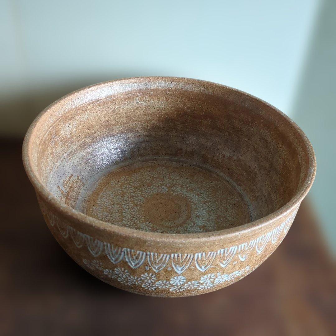 蓋付き水差し 平水指　信楽焼　割れ蓋　陶器　茶道具　茶道　紙箱