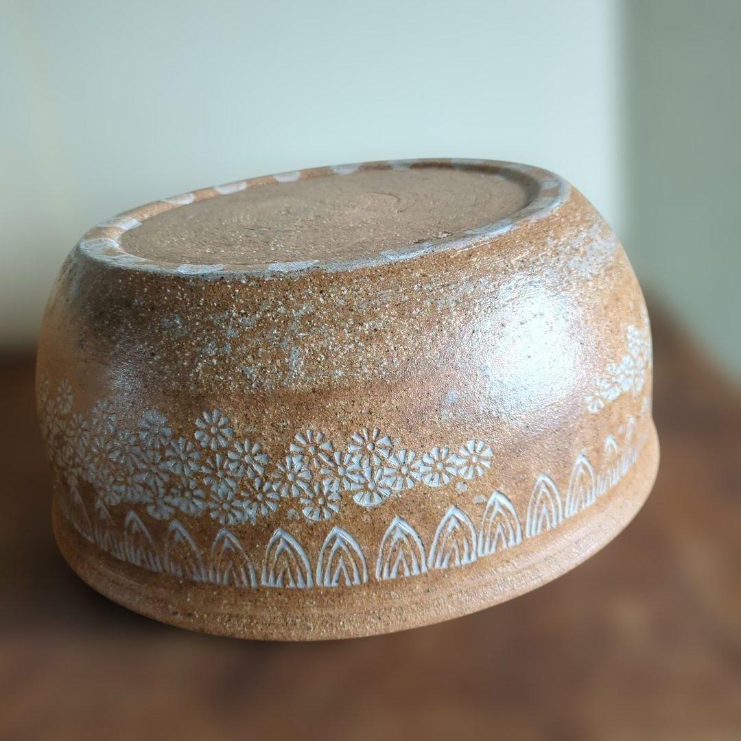 蓋付き水差し 平水指　信楽焼　割れ蓋　陶器　茶道具　茶道　紙箱