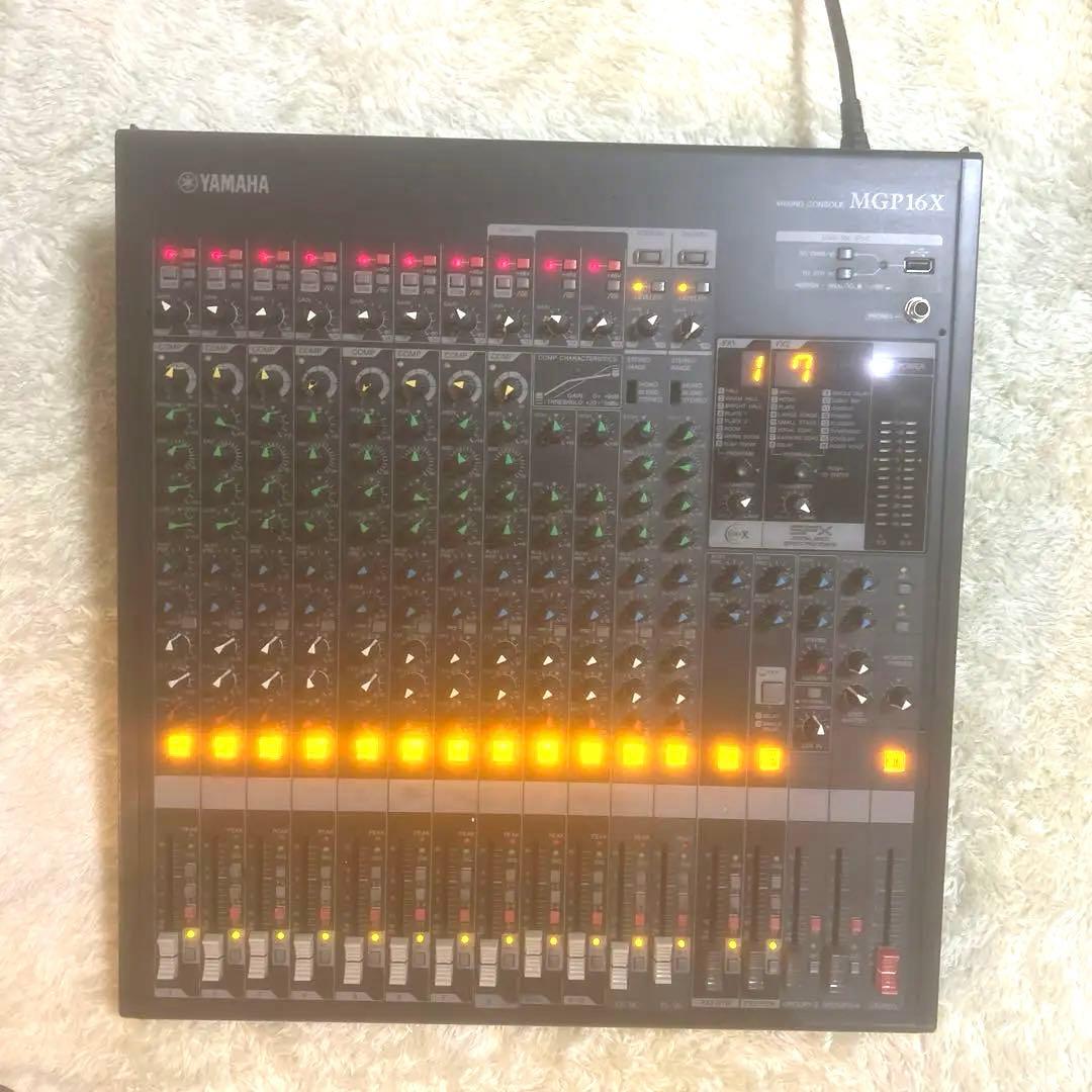 YAMAHA MGP16X ヤマハ 16chミキサー 電源ケーブル付　動作品