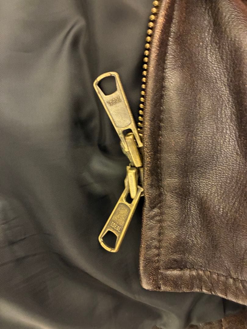 avirex レザージャケット ブラウン色　サイズ42