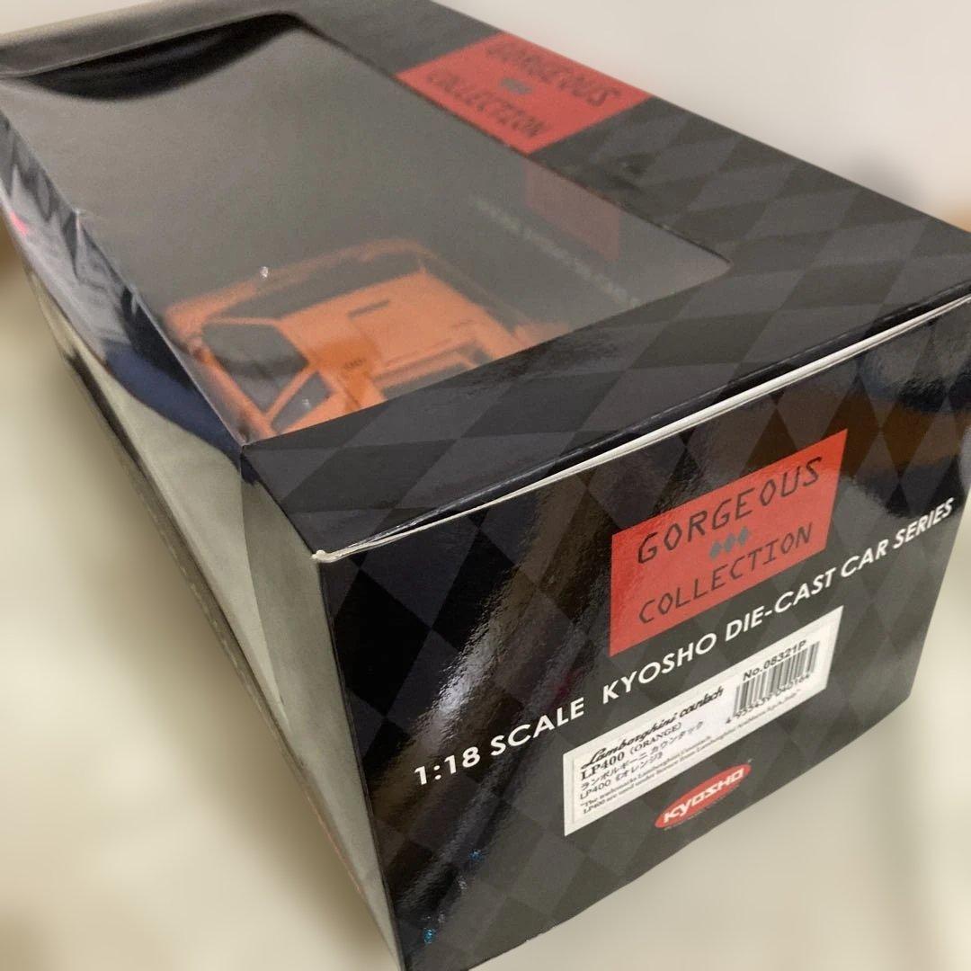 京商1/18 ランボルギーニ カウンタック LP400 オレンジ